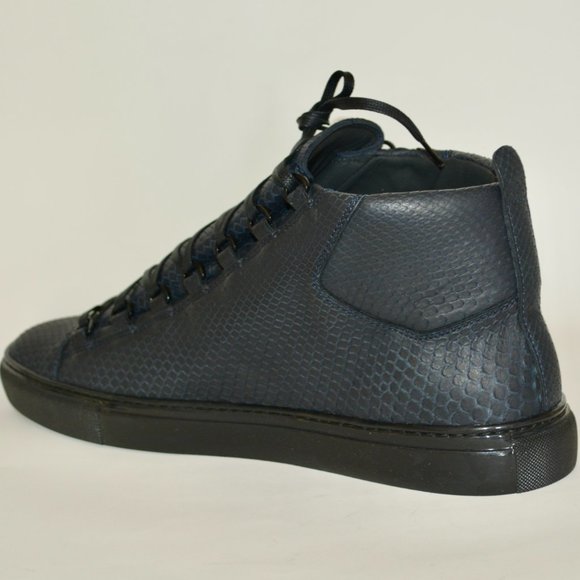 NEW BALENCIAGA HITOP PYTHON LEATHER SNEAKERS US 6 EU 39 MENS - Picture 6 of 9